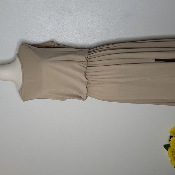 XL LEFT!!!  Summer Tank Maxi Dress Pocket Side Slit Boutique Casual - Picture 9 of 16